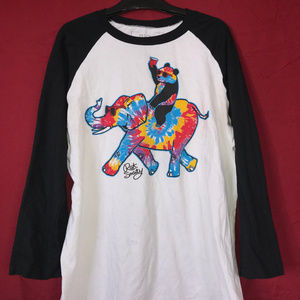 Riot Society Trippy Elephant Raglan T-Shirt